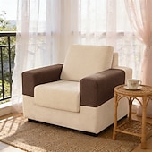 abordables Housse de fauteuil et d'accoudoir de canapé-Housses d'accoudoirs pour chaises et canapés, housses d'accoudoirs de canapé en jacquard spandex, protection antidérapante pour meubles, housses lavables pour fauteuils inclinables