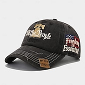  unisex 250./függetlenségi kalap, hordozható, lélegző, mindennapi, kültéri, utcai hímzés, zászlós