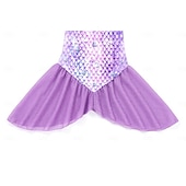 economico Costumi per bambine-Sirena Principessa Vestito Costumi da bagno Film Cosplay for Ragazze Bambini Mascherata Feste Ferie Festival