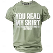  Férfi Vicces szleng Póló Rövid ujjú póló 3D nyomtatás Terített nyak Ing Divat Napi Napi Utca Medence Nyár Tavasz Ruházat S M L XL XXL XXXL