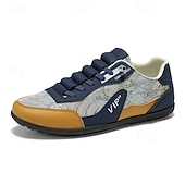 abordables Zapatillas Informales-Zapatillas deportivas de piel sintética para hombre: diseño moderno para estilos de vida activos, ideales para correr, caminar y actividades al aire libre.