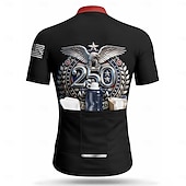 abordables Maillots Hombre-250 aniversario de Estados Unidos Día de la Independencia día de la independencia americana Hombre Maillot de Ciclismo Bandera estadounidense de los Estados Unidos Manga Corta Bicicleta Maillot