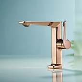 economico Rubinetti per lavandino bagno-Rubinetto per lavabo da bagno - classico rubinetto miscelatore monocomando in ottone galvanizzato per lavabo da bagno