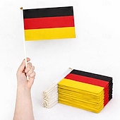  Fußball-Weltmeisterschaft 2026 Fahne Handflagge Deutschland Ventilator Cosplay Kinder Erwachsene Unisex Maskerade Party Fußballspiel Verkleiden