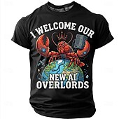  Hombre Argot divertido Camiseta Manga Corta Camiseta Impresión 3D Cuello Barco Camisa Moda Diario Diario Calle Rojo Verano Primavera Ropa S M L XL XXL XXXL