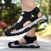 cheap Outdoor Sandals-Men's Outdoor Hiking Sandals – Adjustable Strap Sport Sandals with Breathable Mesh and Durable Sole, Perfect for Summer Travel, Beach Adventures and Outdoor Activities