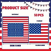 billiga U.S. 250-årsjubileum-50 st patriotiska 4 juli-servetter, amerikanska flaggan, pappersservetter för självständighetsdagen, 250-årsjubileum, minnesdagen &amp;firandet av veteranernas dag