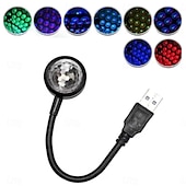 voordelige Sterrenstelsel &amp; Planetarium-Autodakverlichting 1 stuk, usb-sterrenprojector nachtlampje, verstelbare auto-interieurverlichting, draagbare led-lampjes in 4 kleuren &amp;Sterrenlicht met 9 functionele standen voor autodecoratie,