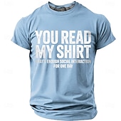 Férfi Vicces szleng Póló Rövid ujjú póló 3D nyomtatás Terített nyak Ing Divat Napi Napi Utca Medence Nyár Tavasz Ruházat S M L XL XXL XXXL
