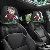 olcso 250. évforduló-2 db rajzfilmfigura, focimeccs mintás fejtámla huzat autóba, belső dekoráció, rugalmas kialakítás, univerzális illeszkedés, alkalmas napi ingázásra és családi kirándulásokra, tökéletes szórakoztató