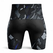 זול מכנסי רכיבה על אופניים-בגדי ריקוד גברים גיאומטרי מכנסי כביש קצרים לאופניים מכנס קצר לרכיבה מכנסי אופניים אופניים מכנסיים קצרים תחתיות גזרה צרה ספורט 3D לוח ייבוש מהיר דחיסה תומך זיעה אפור כהה ביגוד בגדי רכיבת אופניים