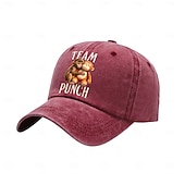 voordelige Geschenken-Team Punch Monkey Meme Baseball Cap Grappige Vintage Gewassen Katoenen Verstelbare Vader Pet voor Mannen en Vrouwen