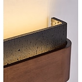abordables Appliques murales d'intérieur-Applique murale lumineuse à double éclairage, style wabi-sabi médiéval – idéale pour une chambre, un salon ou un couloir. 110-240 V