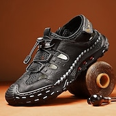 economico sandali da esterno-Sandali da uomo marroni per attività all'aperto, sandali da trekking a punta chiusa, traspiranti, comodi da passeggio con aperture, ideali per viaggi, campeggio, vacanze estive, avventure all'aria aperta e per l'uso quotidiano.