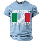  Per uomo Gergo divertente Maglietta Manica Corta maglietta Stampa 3D Girocollo Camicia Moda Quotidiano Quotidiano Streetwear Erica del pompelmo Estate Primavera Abbigliamento S M L XL XXL XXXL