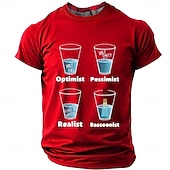  Men's Optimist Pessimist Realist Bassoonist Half Full Empty Reed Soaking Funny Musical Humor Sarcastic Graphic T Shirt Regular Fit Musician Gift Designer Clothing Apparel S M L XL XXL XXXL