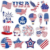 Недорогие США 250-й-Набор магнитов на холодильник ко Дню независимости, персонализированные мягкие магниты, праздничные декоративные магниты, украшения для дверных рамок автомобилей и вечеринок.