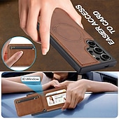 preiswerte 2026 Samsung Galaxy S26 Serie-Handy Hülle Handyhüllen Für Samsung Galaxy S26 S26 Plus S26 Ultra Rückseite Magnetische Adsorption Brieftaschenhülle Mit Ständer Abnehmbar Unterstützt kabelloses Laden Retro PU-Leder