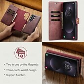cheap 2026 Samsung Galaxy S26 Series-Phone Case For Samsung Galaxy S26 S26 Plus S26 Ultra Flip Cover Full Body Protective Retro Genuine Leather