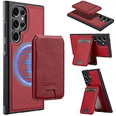 preiswerte 2026 Samsung Galaxy S26 Serie-Handy Hülle Handyhüllen Für Samsung Galaxy S26 S26 Plus S26 Ultra Rückseite Magnetische Adsorption Brieftaschenhülle Mit Ständer Abnehmbar Unterstützt kabelloses Laden Retro PU-Leder