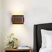 abordables Appliques murales d'intérieur-Applique murale lumineuse à double éclairage, style wabi-sabi médiéval – idéale pour une chambre, un salon ou un couloir. 110-240 V