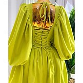 cheap Dresses-1950s Retro Vintage Fancy Costume Swing Dress Flare Dress Solid Color Fit &amp; Flare Swing Fancy Dress Women's Halloween Carnival Cocktail Party Retro Theme Party Adults' Dress Spring &amp; Summer