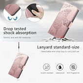 cheap 2026 Samsung Galaxy S26 Series-Phone Case For Samsung Galaxy S26 S26 Plus S26 Ultra Wallet Case Flip Cover with Wrist Strap Kickstand Butterfly Retro TPU PU Leather