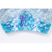 economico Costumi per bambine-Sirena Principessa Vestito Costumi da bagno Film Cosplay for Ragazze Bambini Mascherata Feste Ferie Festival