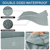 billige Utemøbelputer deksel-8 stk. stretchputetrekk til terrasse, vanntette sofatrekk til utskifting, utendørs sofa &amp;sofatrekk, putetrekk til utemøbler, vaskbar gjenbrukbar møbelbeskytter