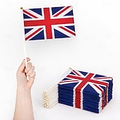  Fußball-Weltmeisterschaft 2026 Fahne Handflagge UK Ventilator Cosplay Kinder Erwachsene Unisex Maskerade Party Fußballspiel Verkleiden