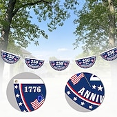 olcso 250. évforduló-2 darab USA 250. évfordulós zászló 1,5X3 FT 1776-2026 szurkolói zászlók patriotikus csillagok kültéri díszek frontajtóra teraszra üdvözlő háttér fém grommetekkel