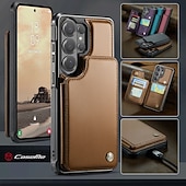 cheap 2026 Samsung Galaxy S26 Series-Phone Case For Samsung Galaxy S26 S26 Ultra Plus Wallet Case Flip Cover with Stand Holder Card Slot Shockproof Retro TPU PU Leather