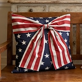 Χαμηλού Κόστους 250η επέτειος-250ή επέτειος των ΗΠΑ, κάλυμμα μαξιλαριού με σχέδιο φιόγκου, αναμνηστική διακόσμηση αυλής 1776-2026 για πατριωτικό εορτασμό, ημιπεντηκονταετία, 4η Ιουλίου, ημέρα ανεξαρτησίας, διακόσμηση καναπέ 2 τεμαχίων ή 4 τεμαχίων