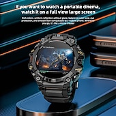 baratos Premium-Relógio inteligente Lokmat Appllp 2 Pro de 1,508 polegadas com 4G LTE, pedômetro, lembrete de chamadas, rastreador de atividades, compatível com Android e iOS, unissex, GPS, chamadas em modo mãos-livres, controle de mídia, IPX-3, 57 mm.