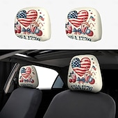 abordables 250º Aniversario-Funda para reposacabezas de coche conmemorativa del 250 aniversario, 2 unidades, conmemorativa de la Independencia de Estados Unidos (1776-2026), soporte espinal resistente para conducción de larga distancia, ajuste universal para coches, camiones y SUV.