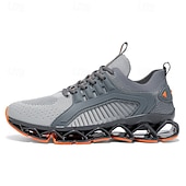 abordables Zapatillas de Correr para Hombres-Zapatillas deportivas rojas para hombre, transpirables, con cordones, ideales para noches de resort, paseos de vacaciones, viajes informales, ocio al aire libre, estilo urbano y looks nocturnos de vacaciones.
