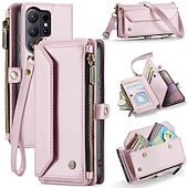 abordables 2026 Samsung Galaxy S26 Serie-teléfono Funda Para Samsung galaxia S26 S26 Ultra Plus Tarjetas billetera con Soporte Cremallera con cordón Retro TPU Cuero de PU