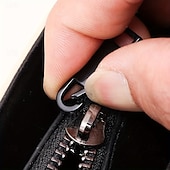 Χαμηλού Κόστους τέχνες, χειροτεχνία και ραπτική-Κιτ αντικατάστασης μεταλλικού φερμουάρ 6 τεμαχίων, αποσπώμενο σετ επισκευής αναβάθμισης για αποσκευές, σακίδια πλάτης, μπουφάν, πορτοφόλια, τσάντες