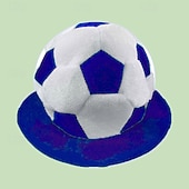 voordelige Wereld Voetbalwedstrijd 2026-Pluche voetbalmuts voor fans van het WK voetbal, grappige voetbalpet, fanaccessoires voor wedstrijddagen en sportfeestjes, aanmoedigingsrekwisieten voor in het stadion.