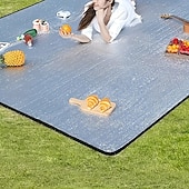 cheap Outdoor Recreation-Extra-Large Waterproof Camping Mat, 240cm/94.48in * 240cm/94.48in Portable Foldable Outdoor Picnic, Tent, Beach &amp; Park Mat - Moisture-Proof, Camping, Picnic, &amp; Outdoor Adventure Essential