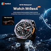 economico Smartwatch-Nuovo smartwatch impermeabile 5 ATM, ideale per attività all'aperto, monitoraggio sportivo, pagamenti PayPal, chiamate Bluetooth, schermo HD da 1,45" 466*466, smartwatch indossabile 2025