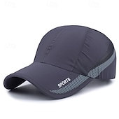 ieftine Șepci, Pălării și Viziere-Șapcă de Baseball Căciulă Alergare Căciulă Soare Bărbați Șapcă Bască Peteci Protecție Solară Rezistent la Vânt Dezintegrarea căldurii pentru Tenis Baseball Alergat Vară Primăvară Gri Închis Roz