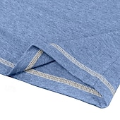  Férfi Póló Kapucnis felsőrész Tee Top Rövid ujjú Kapucni Nyár Tavasz Minden évszak Tömör szín Divat Dizájn Sportos Alap Kapucni Raglán ujjak Hétköznapi Utca Alkalmi Világoskék Fekete Sötétkék Férfi