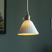 halpa Rumpu- ja kartiosuunnittelu-moderni messinkinen kupumainen kattokruunu moderni valkoinen keraaminen riippuvalaisin pohjoismaisen kultainen keittiösaarekkeen riippuvalaisin ruskea säädettävä ripustusjohto ravintolan yöpöydälle, baaritiskille, kahvilaan, makuuhuoneeseen