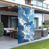 preiswerte Garage- und Türbanner-Poster Türabdeckung Banner für den Außenbereich Tier Niedlich Modern 3D Party Wohnheim Jugendzimmer Studentenwohnheim Jungs, Männerhöhle, Studentenwohnheim Hintergründe aufnehmen Wohndeko