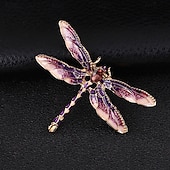 abordables Broche de Hombre-Unisexo 1 PC Gemelos Legierung Broche Casual Diario Elegante Moda Violeta Rojo Verde Trébol