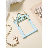voordelige Beeldhouwwerken-Resin Pattern Photo Frame Decorative Item DIY Piece for Photography Props and Small Home Decoration