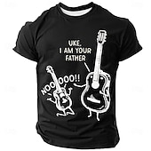  Festival musicale Per uomo Musica Divertente Chitarra Maglietta Manica Corta maglietta Stampa 3D Girocollo Camicia Moda Quotidiano Quotidiano Streetwear Blu Nero Rosso Estate Primavera Abbigliamento