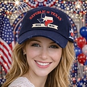  Unisex 250th/independence Hat Baseball Cap Portable Breathable Daily Outdoor Street Embroidery Flag