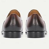 levne Klasické Společenské Boty-Pánské elegantní boty z prémiové kůže s překrytou špičkou – pravá hovězí kůže, elegantní formální design, pohodlný střih pro muže, ideální do kanceláře, na svatby, večírky a zvláštní příležitosti